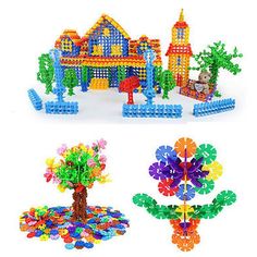 Multiple Color and Shapes Building Blocks