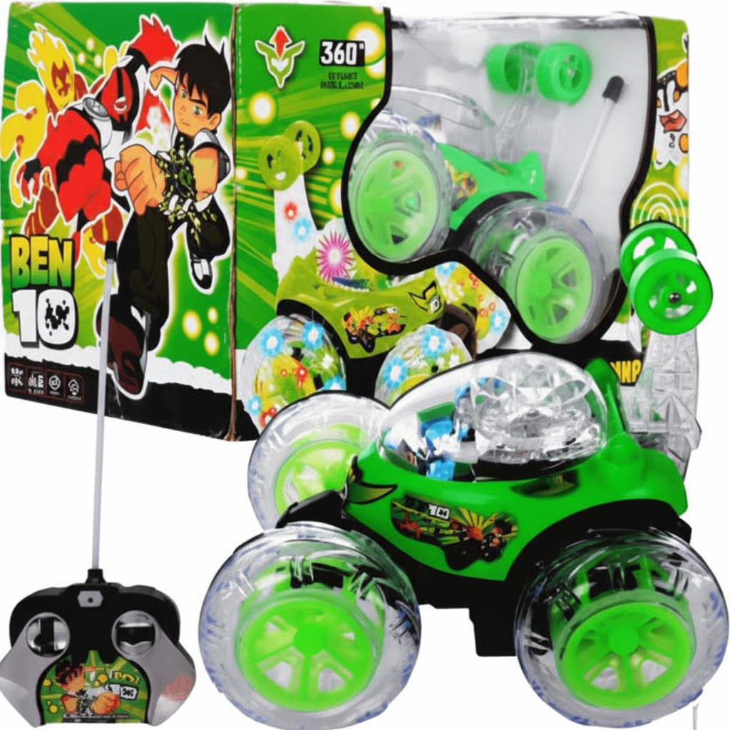 Ben Ten Stunt Car With Remote - Square Format