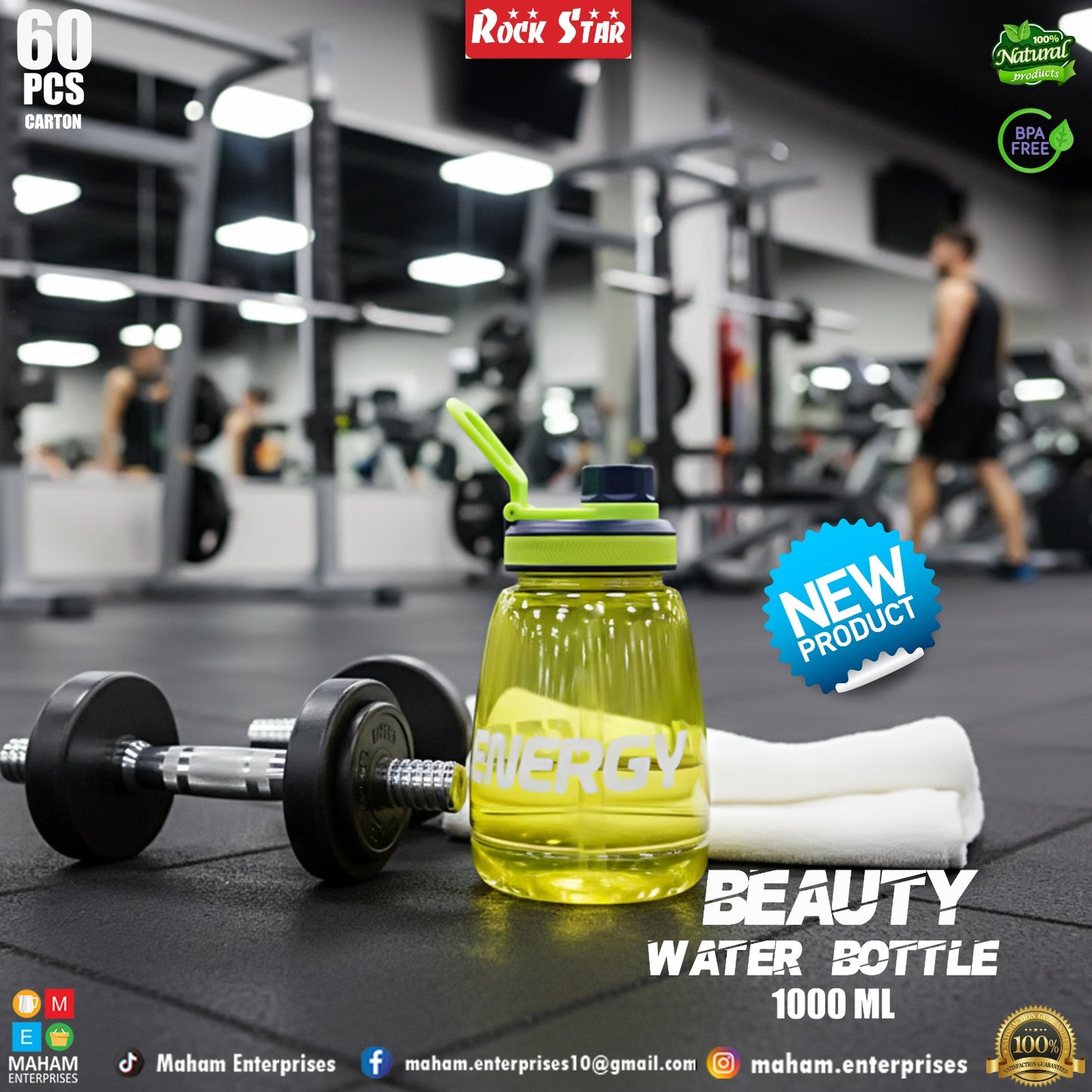 Water Bottles For Gym, Exersise And Healthy Life Style