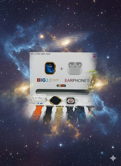 Smart Watch Gift Set with Amazing Airpods and Wonderful selection of Watch straps