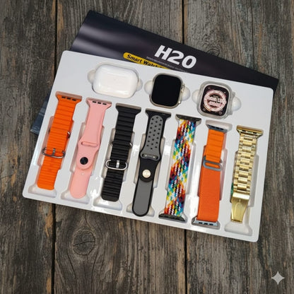 Smart Watch Gift Set with Amazing Airpods and Wonderful selection of Watch straps