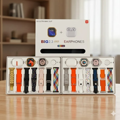 Smart Watch Gift Set with Amazing Airpods and Wonderful selection of Watch straps