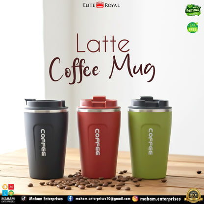 Latte Coffee Mug Beautiful Colors & Design