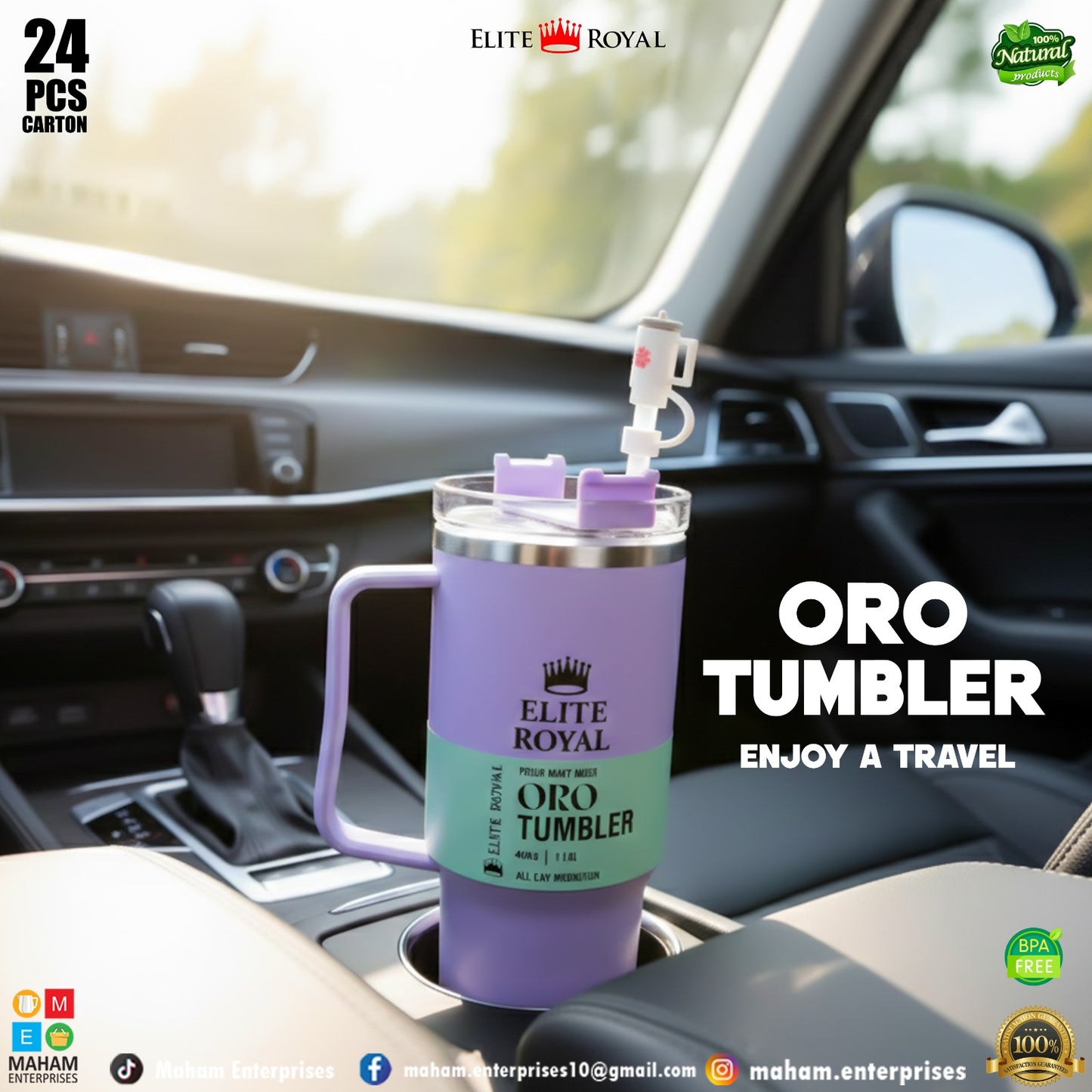ORO Tumbler Amazing Colors Available Now