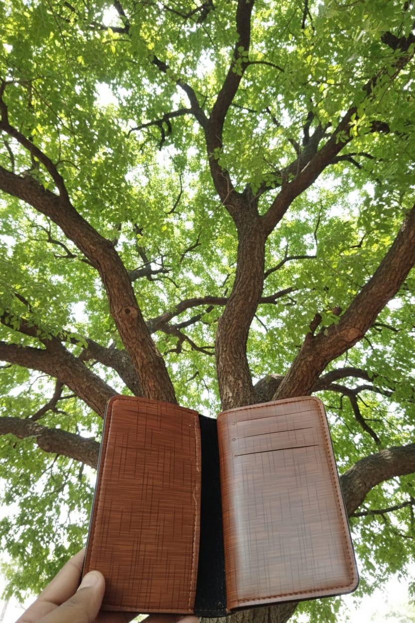 Artificial Leather Wallet Two Different Sizes Half Long & Normal size Good Quality