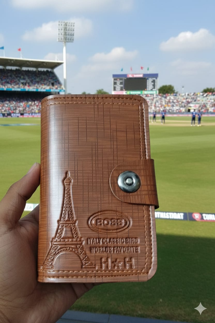 Artificial Leather Wallet Two Different Sizes Half Long & Normal size Good Quality