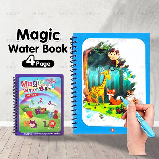 Magic Water Book you can use and reuse 100 Times or more