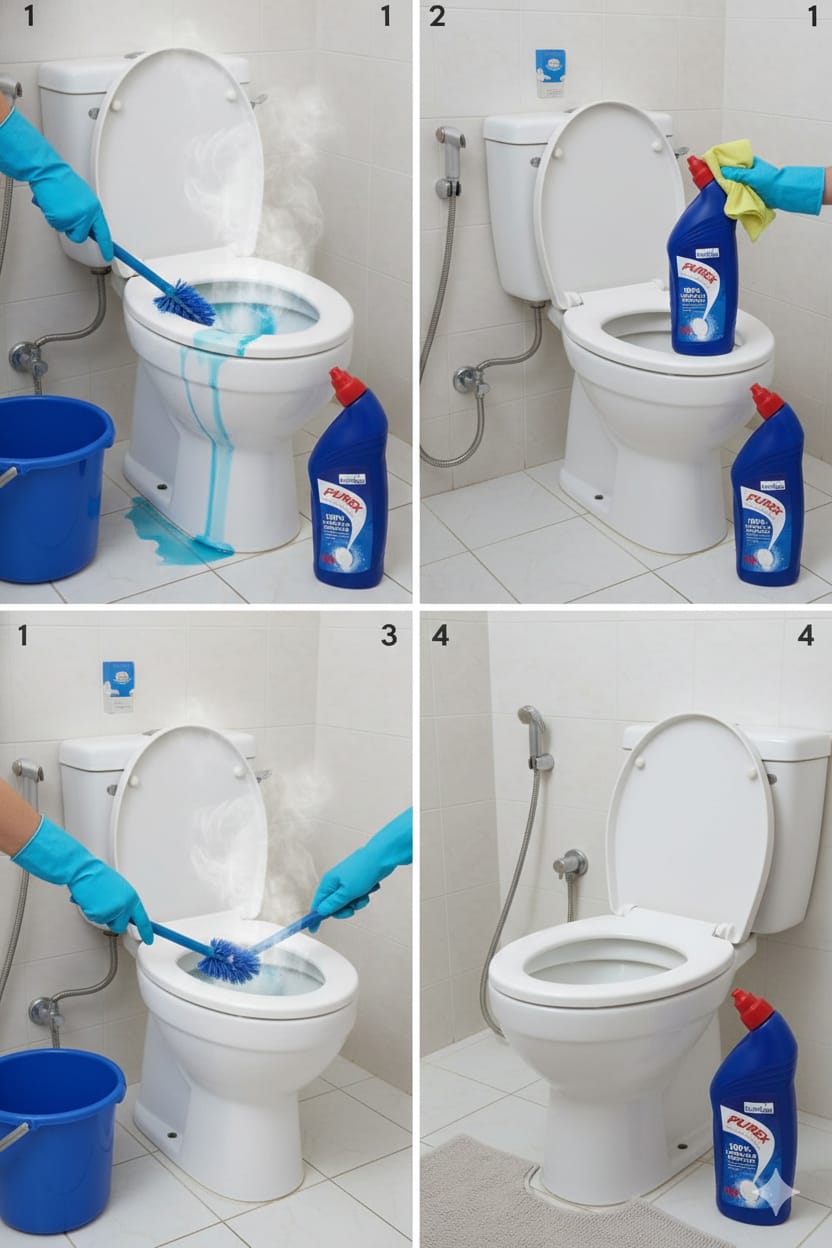 Purex Toilet Cleaner Blue