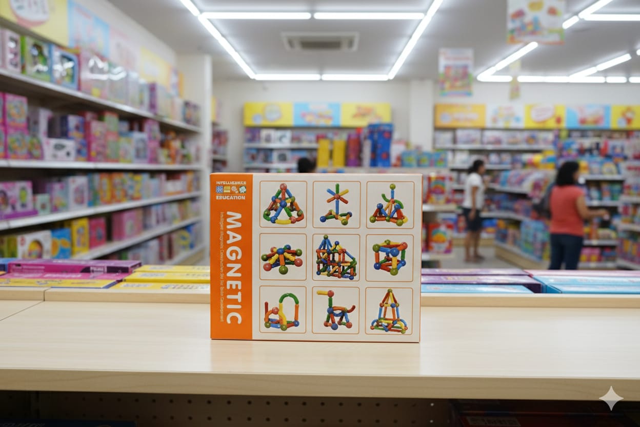 Educational Toy Magnetic 64 Pieces