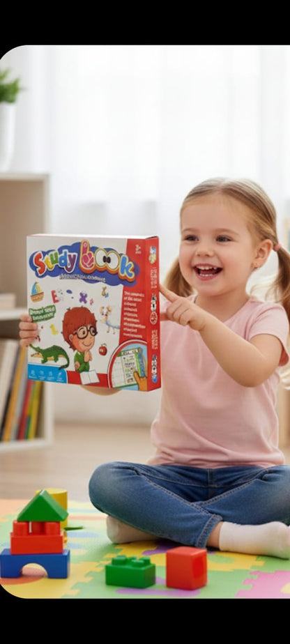 Study Book It Has Sounds And It Also Has The Recognition Of Animals,It Has Also Recognition Of ABC And In It Also Explains  You By Speaking. It Will Increase Your Kid's Mind