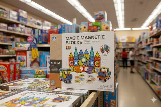 This is A 71 Pieces Educational Toy For Kids Playing With It Will Also Increase Your Child's IQ Level And Strengthen Your Child's Mind