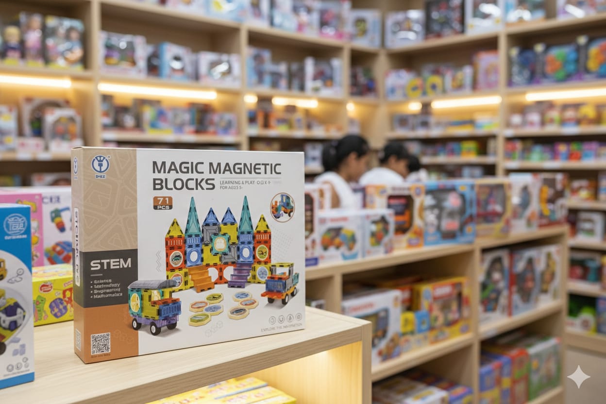 This is A 71 Pieces Educational Toy For Kids Playing With It Will Also Increase Your Child's IQ Level And Strengthen Your Child's Mind