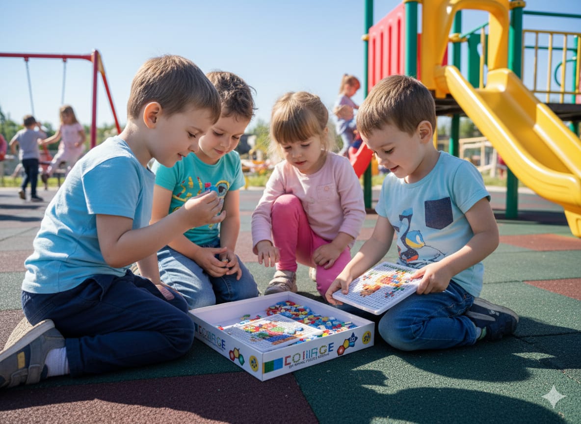 322PCS Puzzle Playing With It Will Also Increase Your Child's IQ Level And Strengthen Your Child's Mind