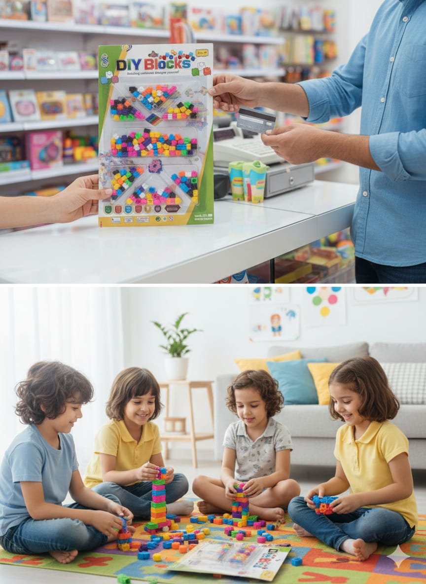 Multicolors Kids Building Blocks