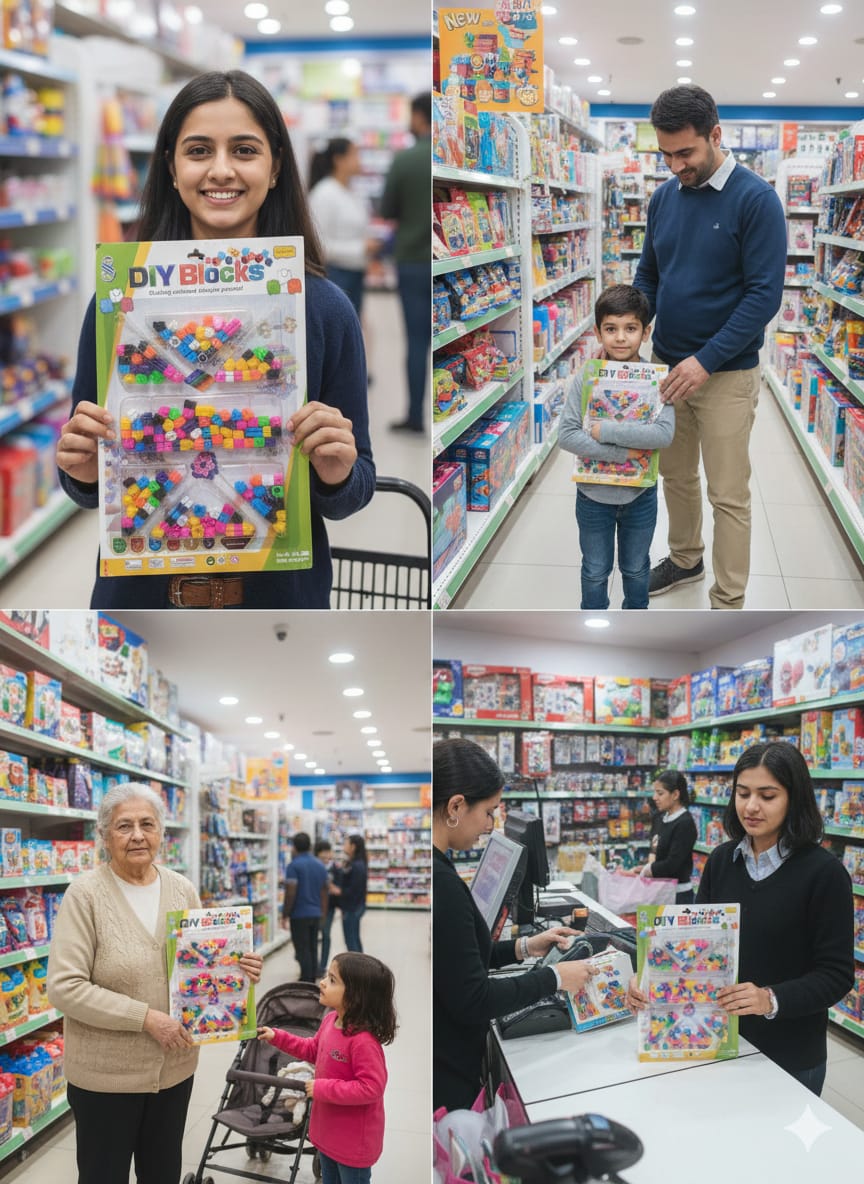 Multicolors Kids Building Blocks