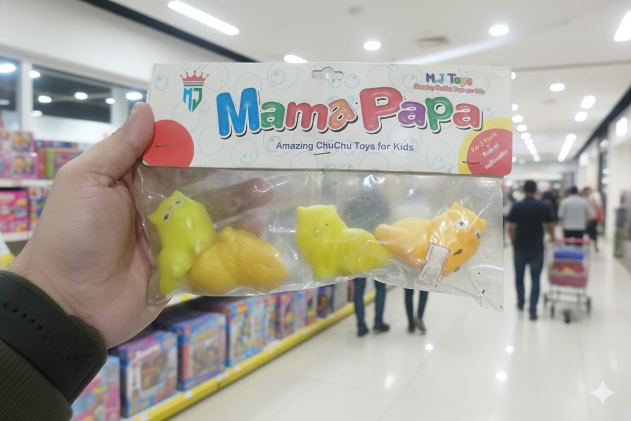 Whistle Toy CHU CHU 4 pcs IN 1 Pack