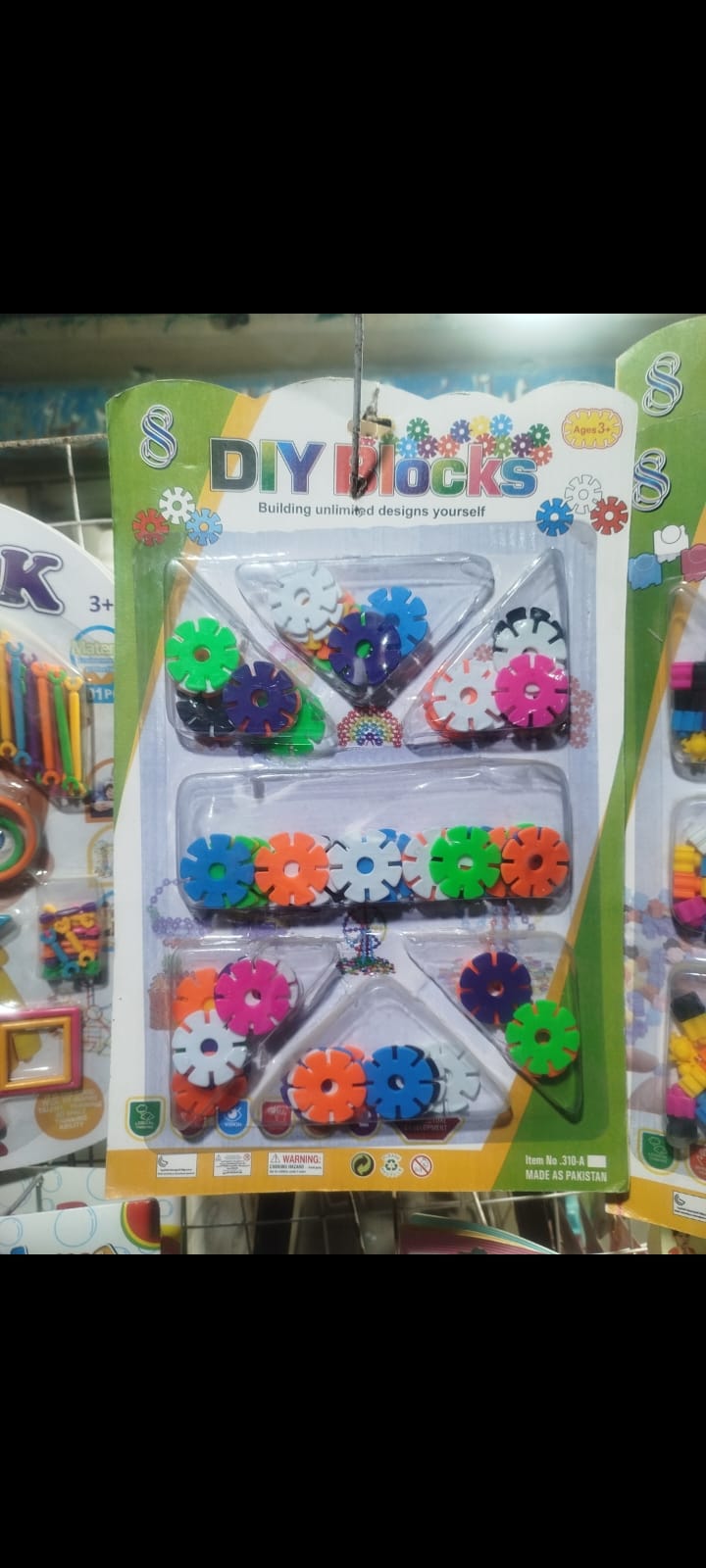 Multiple Color and Shapes Building Blocks