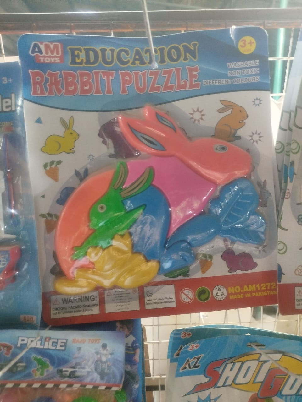 Multicolor Rabbit Puzzle