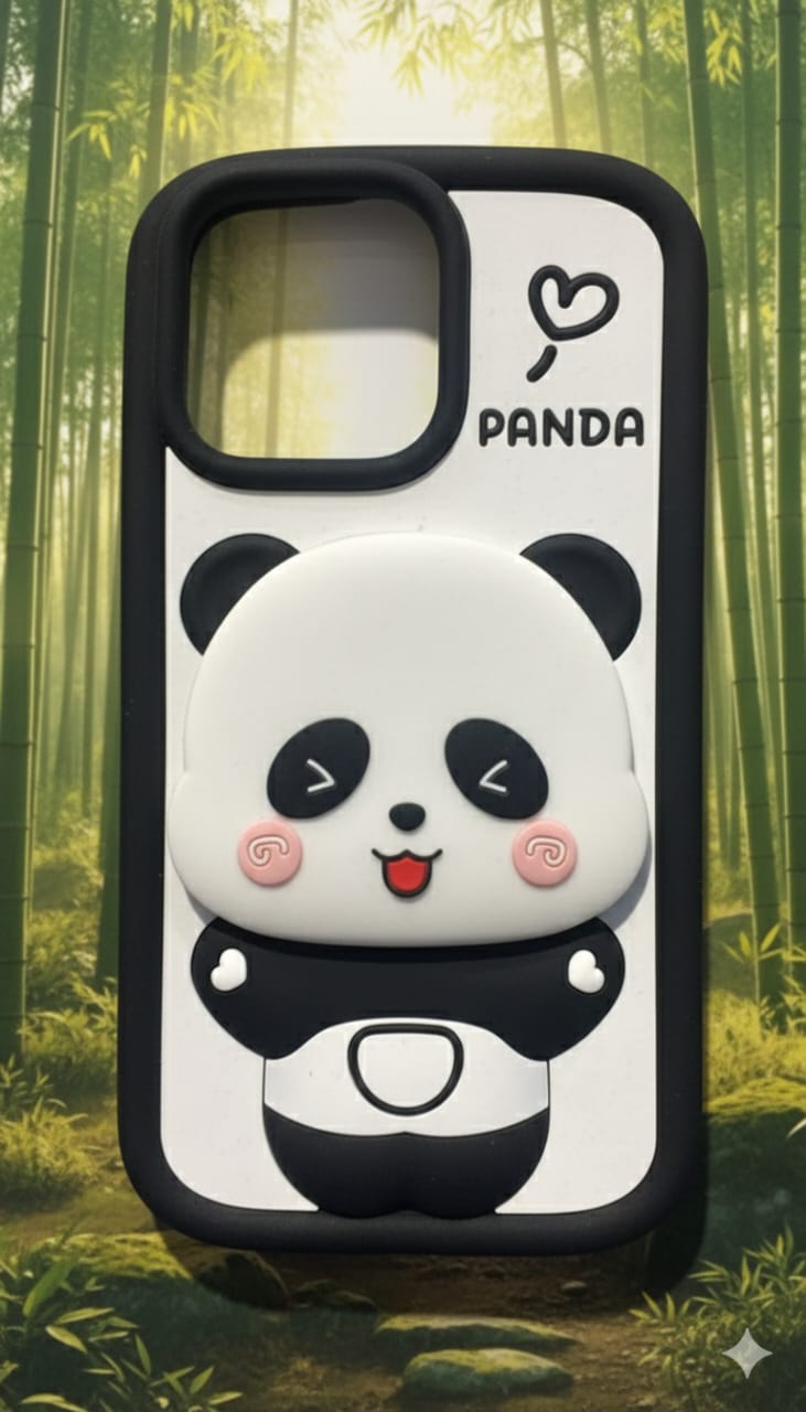 Panda Silicon APPLE Case IPHONE 16 & 16 Pro Max