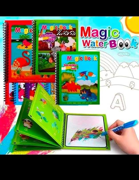Magic Water Book you can use and reuse 100 Times or more