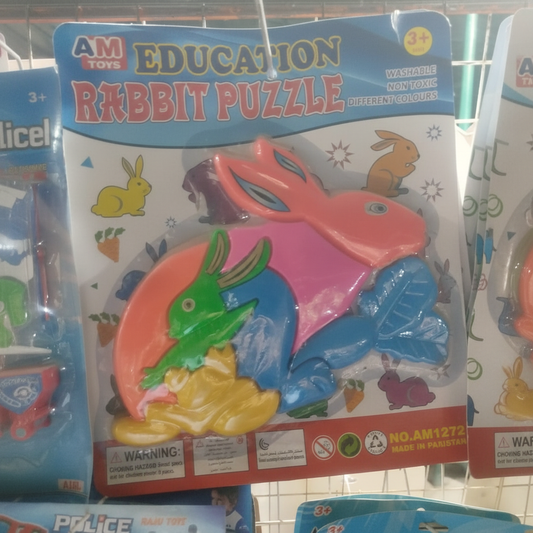Rabbit Puzzle - Square Format