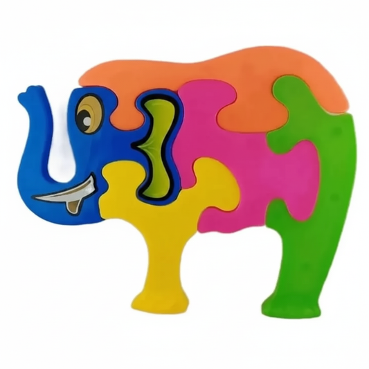 Elephant Puzzle - Square Format