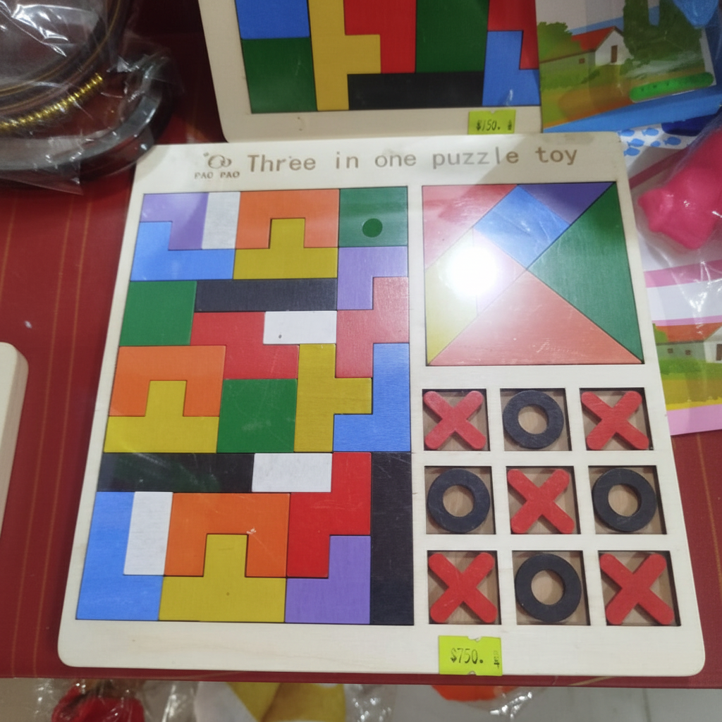 Three Set Puzzle - Square Format