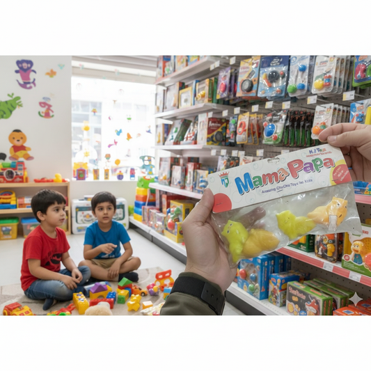 Whistle Toy CHU CHU 4pcs - Square Format