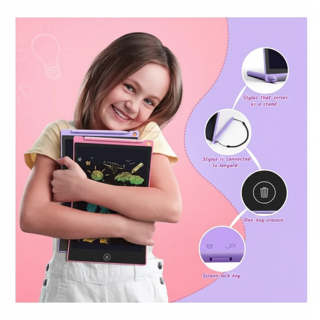 12 Inches Writing Tablet - Square Format