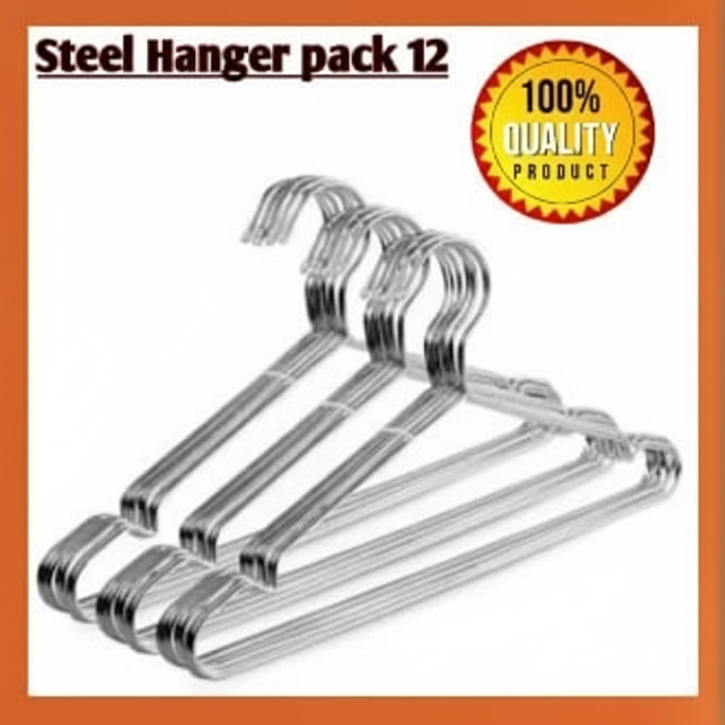 Steel Hanger 12 Pcs - Square Format