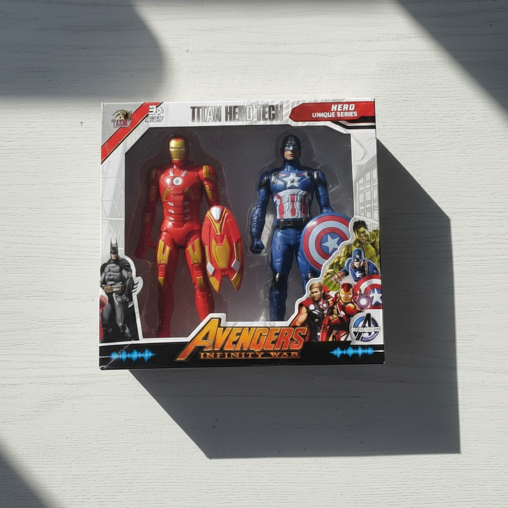 Avengers Actions Figures Dual Pack - Square Format